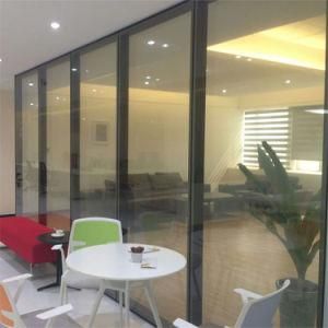 High Quality 108mm Thicknees Aluminum Frame Soundproof Office Partition Glass Wall