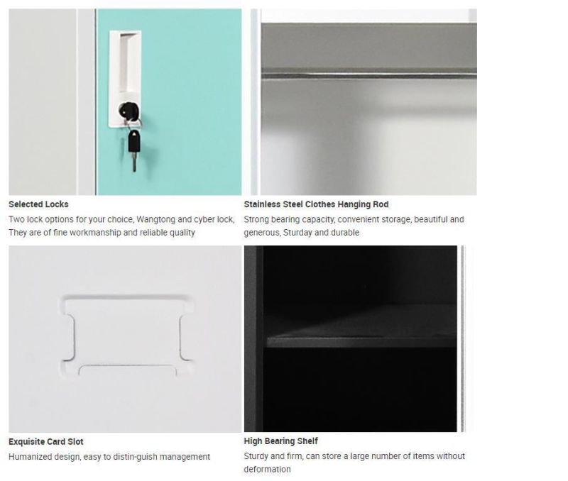 Office Furniture Metal Single Door Clothes Storage Locker
