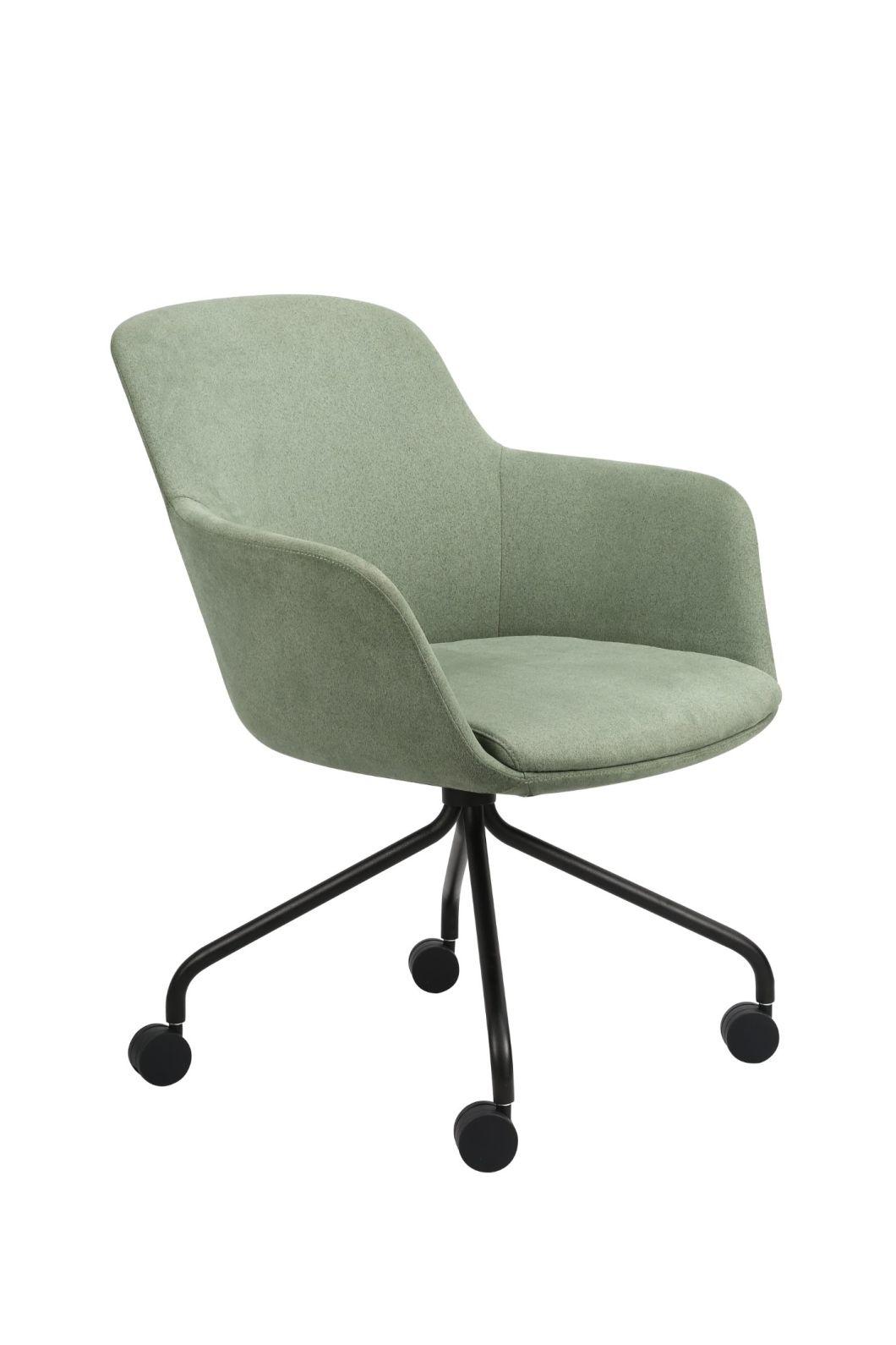 Fabric Executive Manager Boss Conference Leisure Lounge Living Room Seating Swivel Home Office Chair