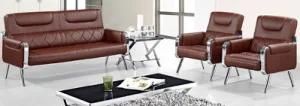 High Quality Office Leather Sofa Sets with Metal Frame 631#.