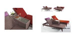 Rattan Chaise Lounge of Outdoor Furniture (5021)