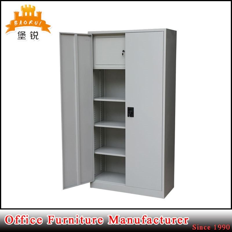 Jas-008 Metal Cupboard Inside Safe Box Steel 2-Doors Filing Cabinet for Army