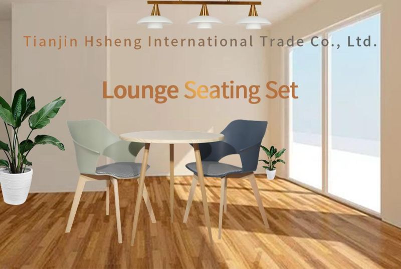 Factory Chinese Customized Living Room Wooden Seating Leisure Modern Furniture for Cafes and Restaurants