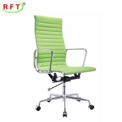 Ea119 Manufacturer Popular Design Home Furniture Abjustable School Office Boss Study Massage Green PU Leather Table Chair