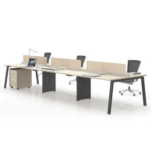 Modern 6 Person Workstation Ergonomic Long Table Furniture Office Workstation