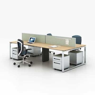 Top Saling Concise 4 Person Office Computer Desk Workstation