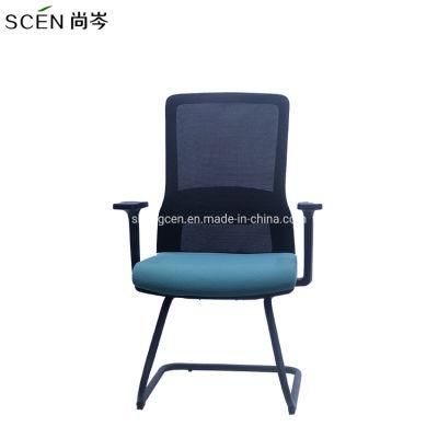 Wholesale Fashion Simple Metal Feet Reception Meeting Chair Breathable Mesh Office Chair
