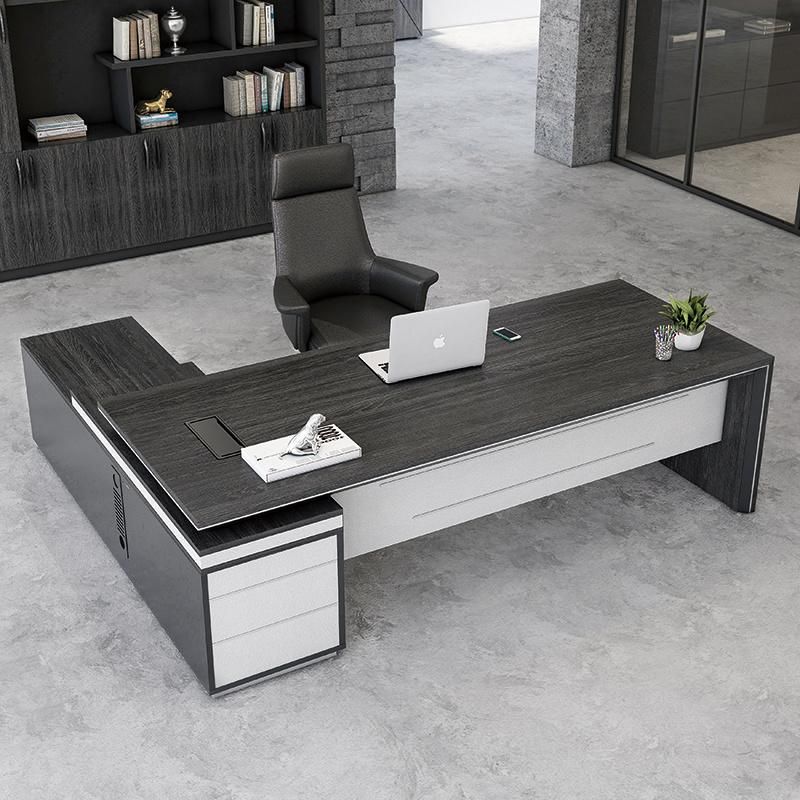Modern Lasted Luxury CEO Boss Executive Desk Large Wooden Furniture Office Table