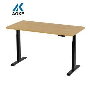 Modern Furniture Two Stages Electric Height Adjustable Standing Desk for Office Table