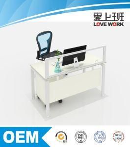Wooden Office Desk for One Person Including Drawer