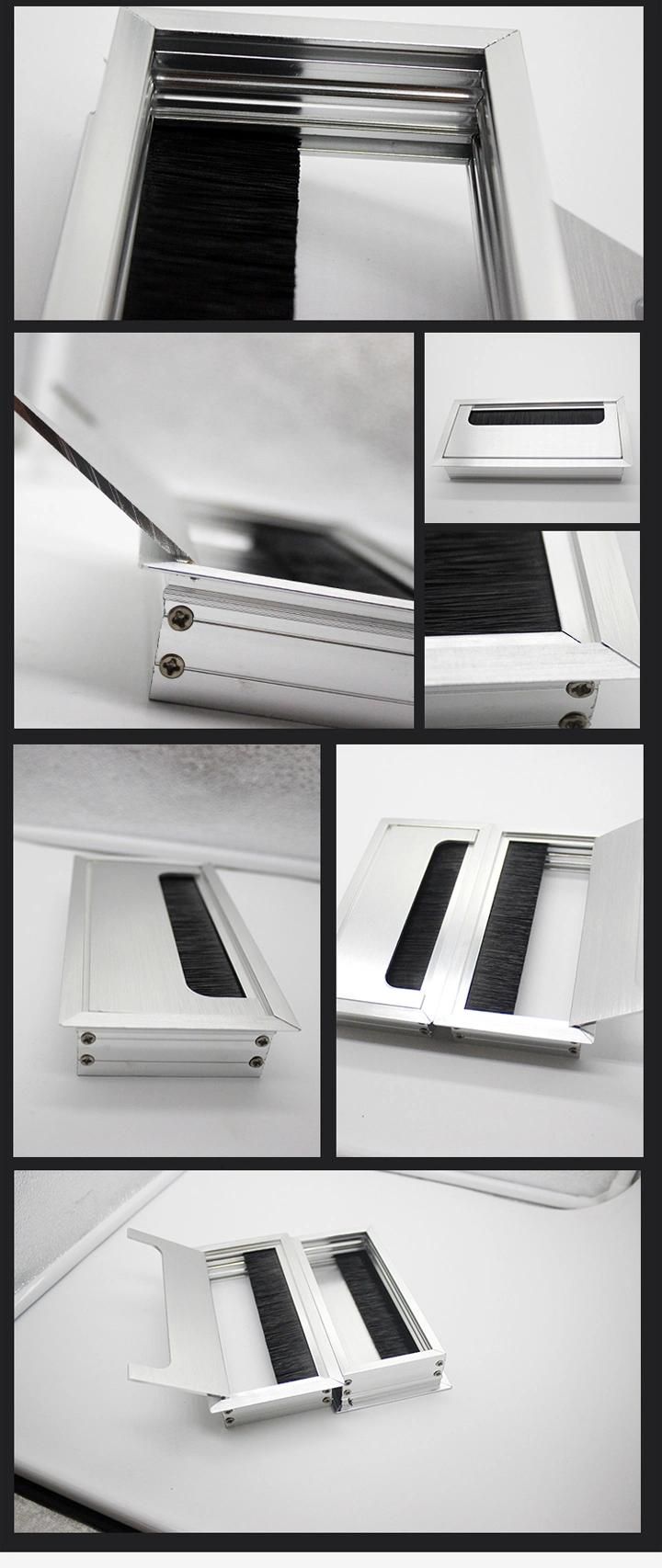 Office Accessories Aluminum Box Grommet for Office Desk