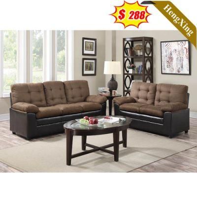 Luxury Modern Design Home Furniture Wooden Frame 3 Seat Sofa Plus 2 Seat Sofa PU Leather Office Sofas