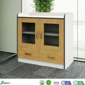 AC1859 MFC Glass Door Credenza Modernoffice Furniture Durable File Cabinet Credenza