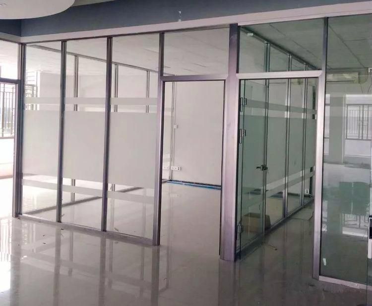 Factory Customized Color Coated Art Laminated 83 Double Glass Partition Walls for The Hotel and Office