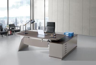 Modern L Shaped Office Furniture MDF Manager Table Executive Table