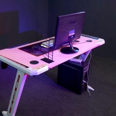 Elites Modern Style Furniture Pink Customize Color E-Sports Series Table Gaming Desk