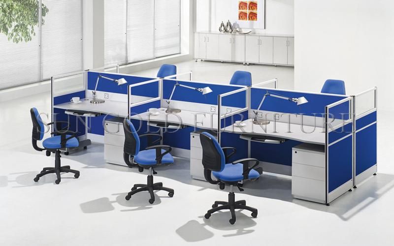 Hot Sell Desk 8 Person Office Cubicle Workstation Call Center