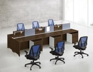 6 Seats Straight Office Room Staff Workstation