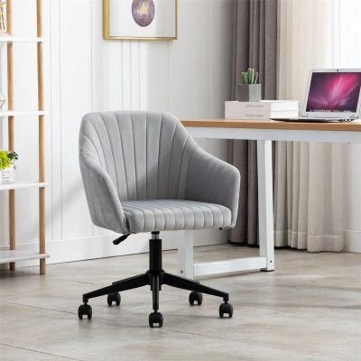 Modern Design Velvet Armchair Adjustable Swing Home Furniture Office Chair