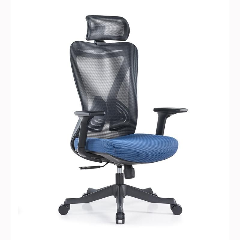 Ergonomic Swivel Nylon Executive Mesh Office Chair with 3D Armrest