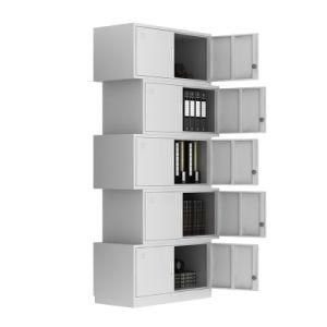 5 Shelves with 10 Steel Swing Door Storage Fireproof Metal Filing Cabinet