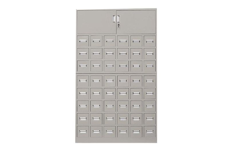 Hospital Use Steel Medicine Pharmacy 57 Drawers Cabinet in Hotsale