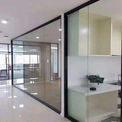 Aluminum Frame Office Fixed Divider Demountable Glass Partition Wall Price