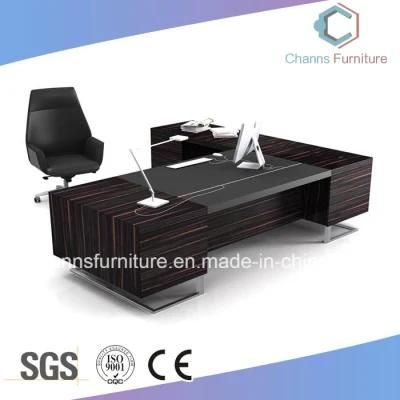 Big Size Dark Color Modern Furniture Manager Desk Office Table (CAS-M1774)