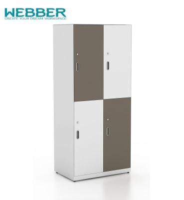Modern Design Metal Filing Cabinet for Office with 4 Doors