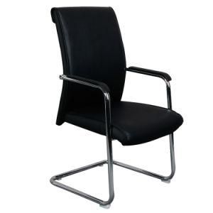 Stainless Steel Frame Leather Swivel Chair Modern Cheap Executive Office Chairs