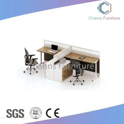 Popular Two Seats Office Table T Shape Workstation Wooden Cubicle CAS-W31473 (2)