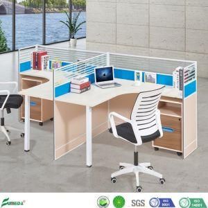 2-4-6 Person Linear Desk Cubicle Partitions Furniture Modular Office Workstations (AP1701L-2)