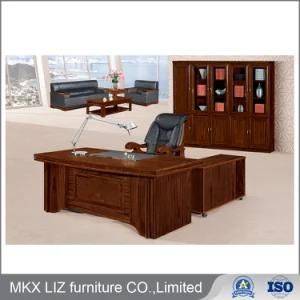 Curved L Shape Executive Office Furniture Wooden Manager Computer Table (D3120)