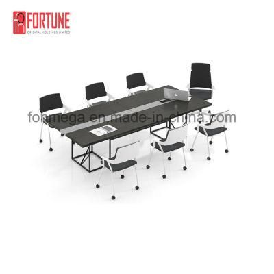 I Shape Black MFC Boardroom Table