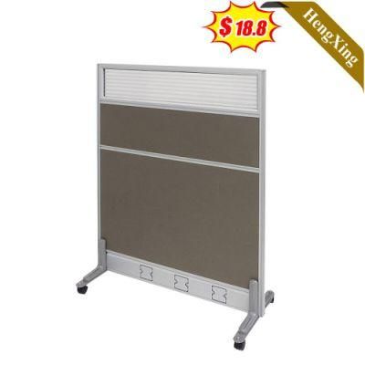 Simple Modern Office School Furniture Square Plastic Mobile Folding Partition