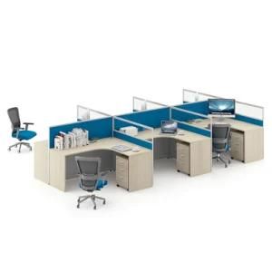 Colorful Company Modern Open Office Workstation