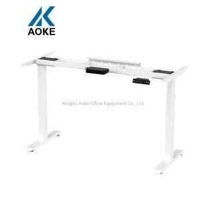 Anti-Collision Home Furniture Dual Motor Electric Sit Standing Height Adjustable Desk