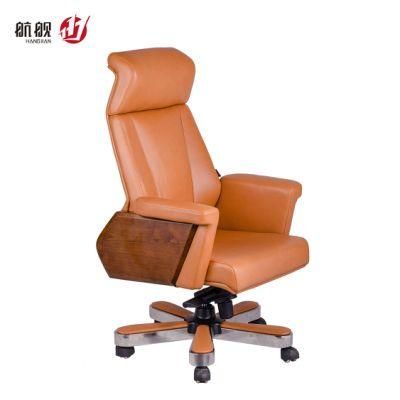 Big Size President Chair Leather Office Chair Reclining Computer Executive Chair