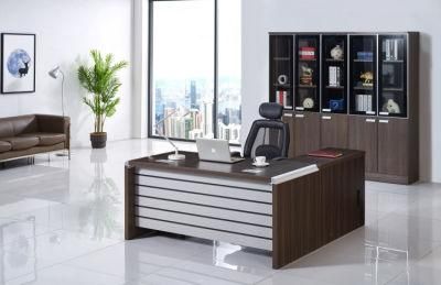 2021 New Design Office Furniture L Shape Executive Office Table of Wooden Furniture