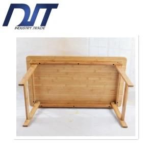 Custom Logo Moving Folding Bamboo PC Desk for Bed