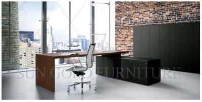 China Furniture Supplier Executive Wooden Desk with Side Cabinet (SZ-OD202)