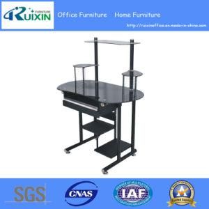 Glass Office Table Furniture with CD Holder