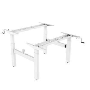 Office Furniture Crank Version Rectangular Leg Height Adjustable Desk Frame