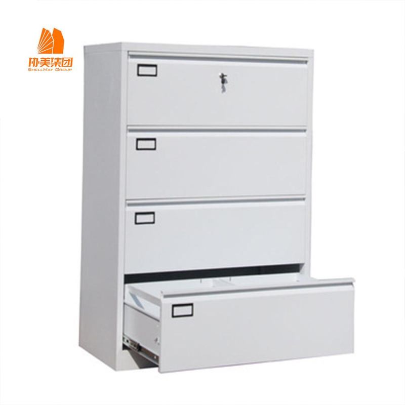 Storage System 4 Drawer Metal File Cabinets Lateral Gooseneck Handle