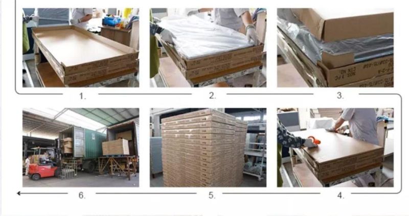 Commercial 4 Seat Office Desk Modern Table Modular Office Workstation