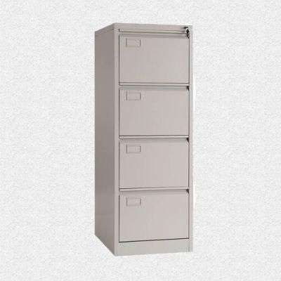 Fas-001-4D Used A4/A3 Storage Office Metal Furniture 4 Drawers Vertical Steel Filing Cabinet