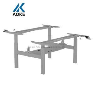 Manual Height Adjustable Sit Stand Hand Crank Lifting Standing Office Table