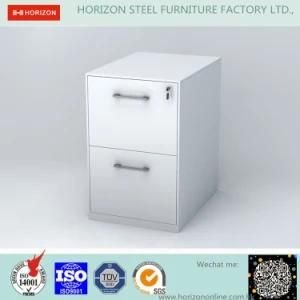 Filing Cabinet Office Furniture with 2 Drawers and Metal Handles for F4 Foolscap Size Hanging File Storage/Storage Cabinet