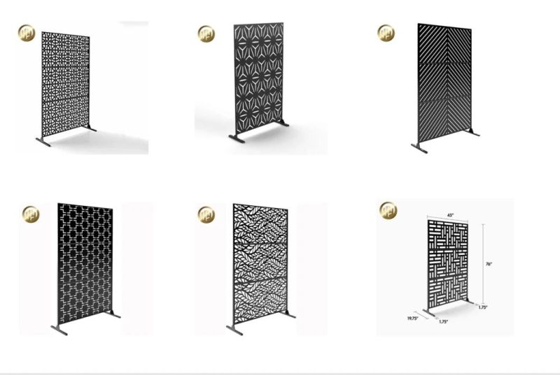 Modern Style Rectangular Aluminum Metal Screen and Panel