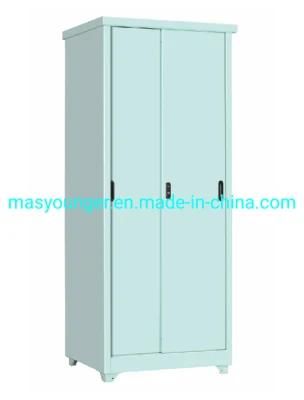 Balcony Use Metal Storage Sliding Door Cabinet